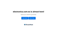Tablet Screenshot of electronica.com.es