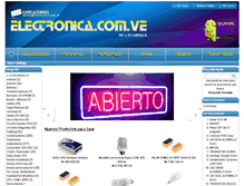 Tablet Screenshot of electronica.com.ve